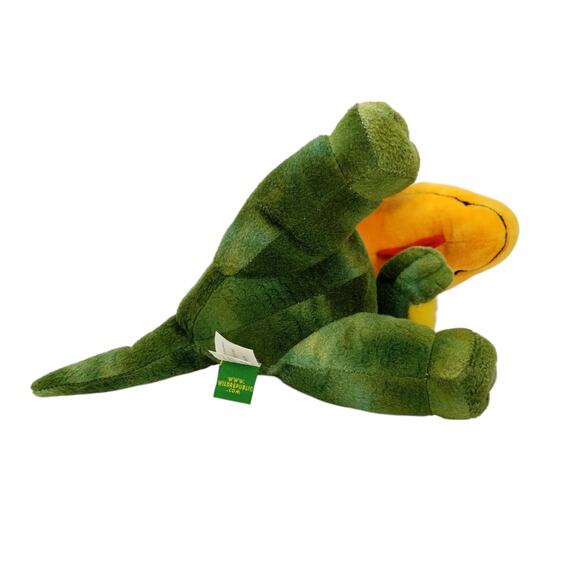 Wild Republic Oviraptor Green Yellow Dinosaur Plush Stuffed Animal Toy 2014 - Picture 5 of 10